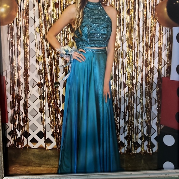 Sherri Hill long formal gown/ 2 piece - Picture 8 of 8